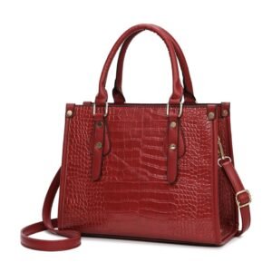 Exquisite Allure: Luxury Crocodile Pattern Shoulder Bag